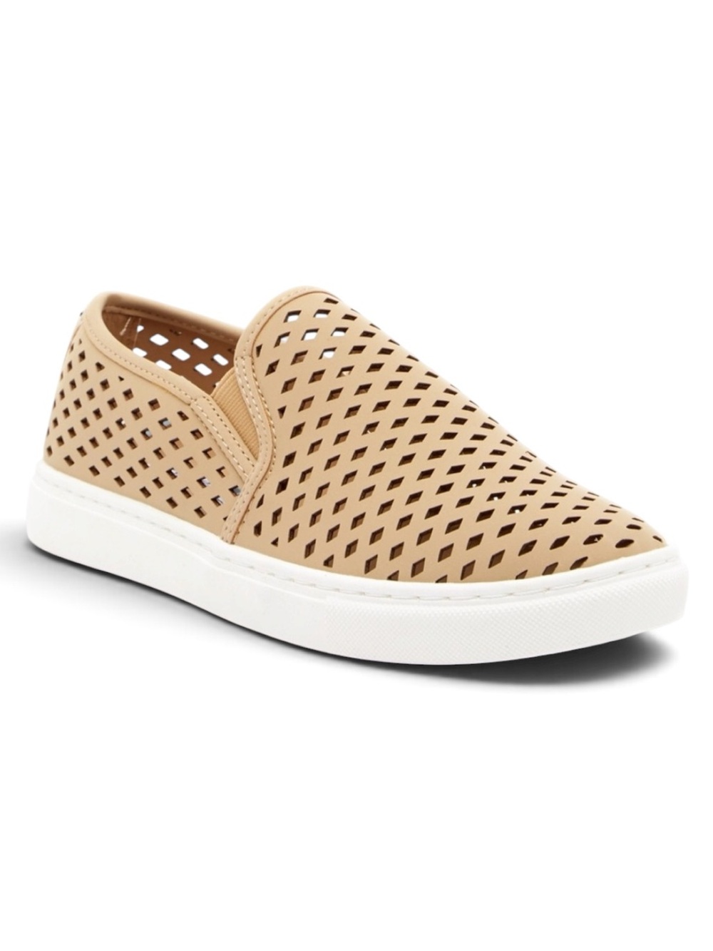 Steve Madden Perforated Slip On Shoes